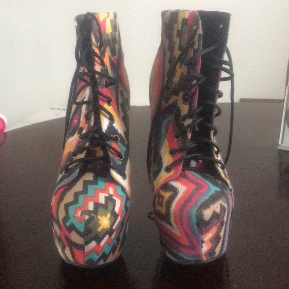 Lace up heels